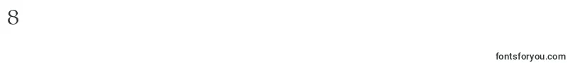 ItcBerkeleyOldstyleLtMedium-Schriftart – Schriften für die Ziffer 8