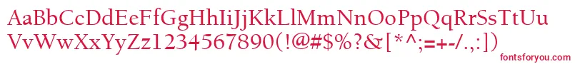 ItcBerkeleyOldstyleLtMedium Font – Red Fonts