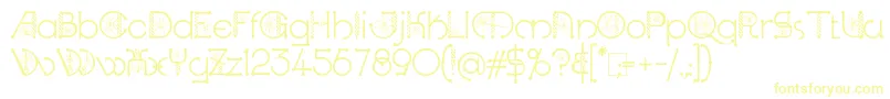 KingthingsSpirogyra Font – Yellow Fonts