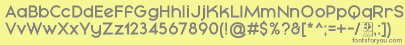 More about MayekaDemiBoldDemo Font MayekaDemiBoldDemo Font – Gray Fonts on Yellow Background