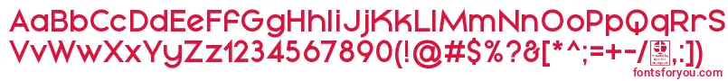 MayekaDemiBoldDemo Font – Red Fonts