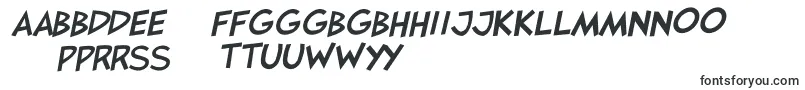 フォントJaysfxitalic – ヨルバ文字