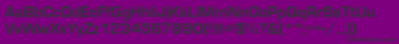 EuroseRegular Font – Black Fonts on Purple Background