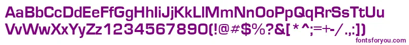EuroseRegular Font – Purple Fonts on White Background