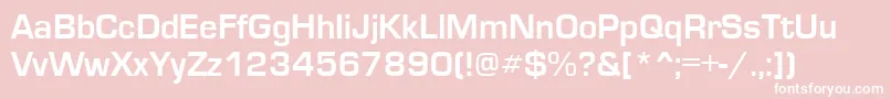 EuroseRegular Font – White Fonts on Pink Background