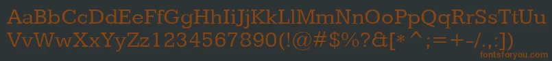 More about KameronRegular Font KameronRegular Font – Brown Fonts on Black Background