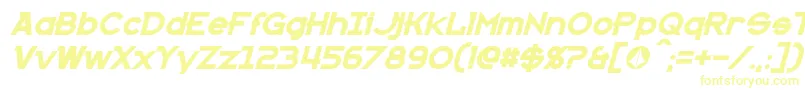 KannoBoldItalic Font – Yellow Fonts