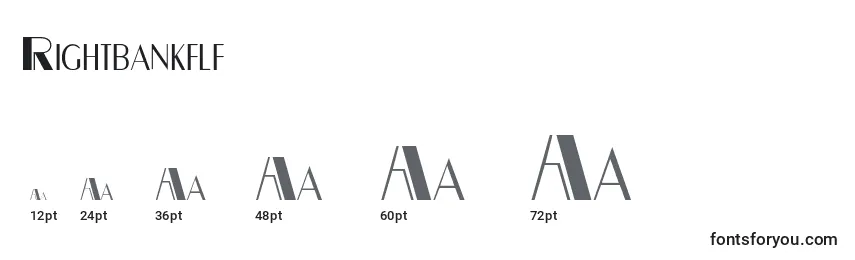 Rightbankflf Font Sizes