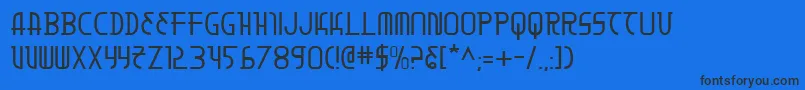 Moondart Font – Black Fonts on Blue Background