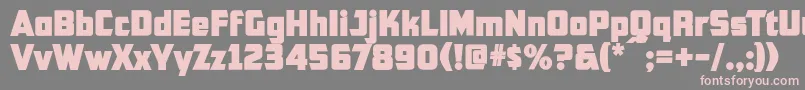 Cfb1AmericanPatriotSpangle2Normal Font – Pink Fonts on Gray Background