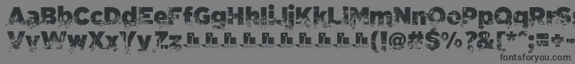 C.A.Gatintas Font – Black Fonts on Gray Background