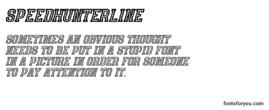 SpeedhunterLine (88049) Font