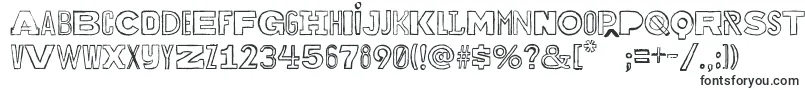 Bakuninoutline Font – Thick Fonts