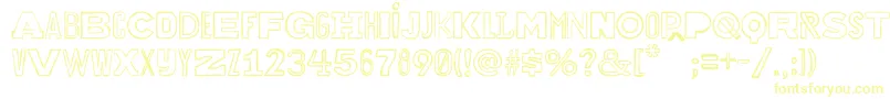 Bakuninoutline Font – Yellow Fonts