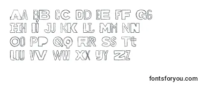 Bakuninoutline-fontti