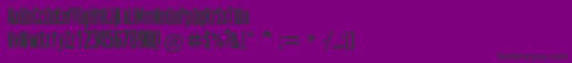 ThingPress Font – Black Fonts on Purple Background