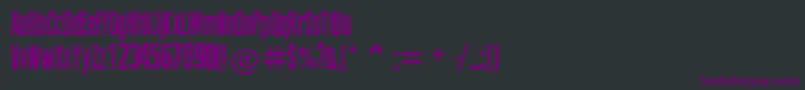 ThingPress Font – Purple Fonts on Black Background