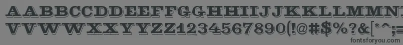 フォントGoldmine – 黒い文字の灰色の背景