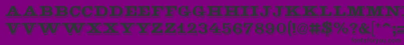 フォントGoldmine – 紫の背景に黒い文字