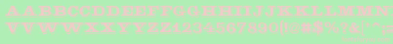 フォントGoldmine – 緑の背景にピンクのフォント