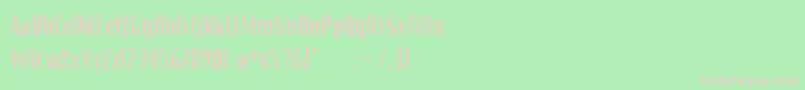 PixelsdreamDemibold Font – Pink Fonts on Green Background