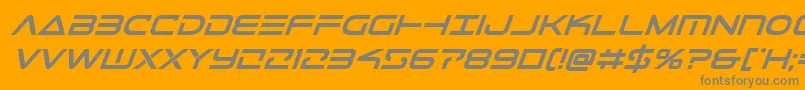 Weitere Informationen zur Telemarinesboldital1-Schriftart Telemarinesboldital1-Schriftart – Graue Schriften auf orangefarbenem Hintergrund