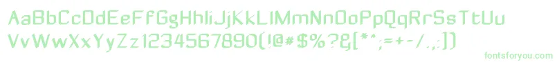 Zyphyte Font – Green Fonts on White Background