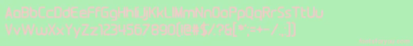 FoolsErrand Font – Pink Fonts on Green Background