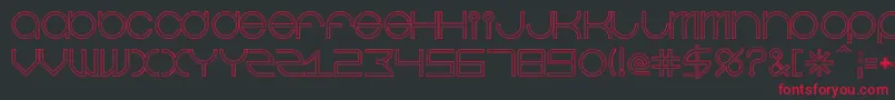 BeastmodeDoubleline Font – Red Fonts on Black Background