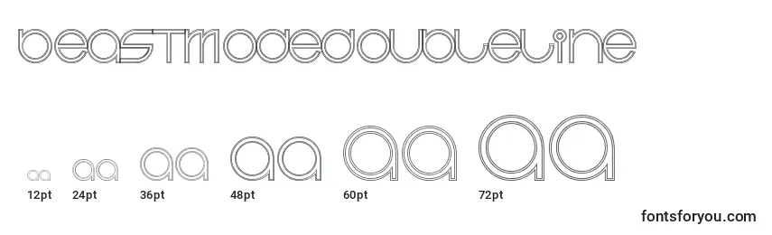 BeastmodeDoubleline Font Sizes