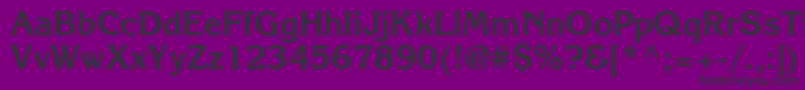 フォントAgkorneliacBold – 紫の背景に黒い文字