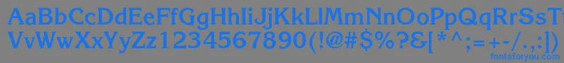 More about AgkorneliacBold Font AgkorneliacBold Font – Blue Fonts on Gray Background