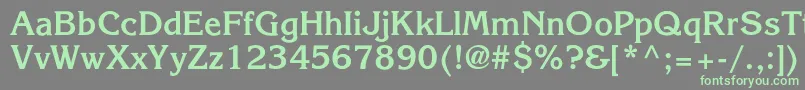 Подробнее о шрифте AgkorneliacBold Шрифт AgkorneliacBold – зелёные шрифты на сером фоне
