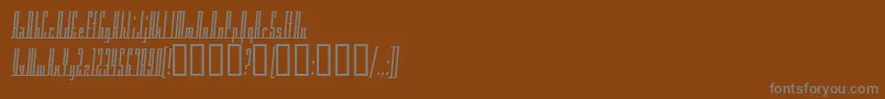 More about AmericanaDreamsCondensed Font AmericanaDreamsCondensed Font – Gray Fonts on Brown Background