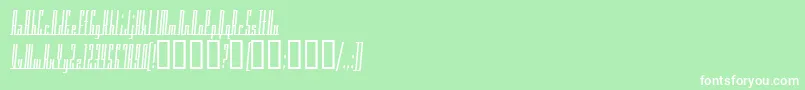 AmericanaDreamsCondensed Font – White Fonts on Green Background