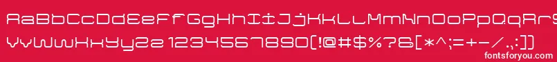 fuente GameFont7 – Fuentes Blancas Sobre Fondo Rojo