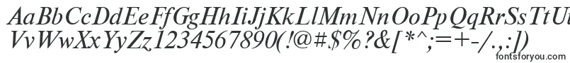 PtNewtonItalicCyrillic-fontti – kirjafontit