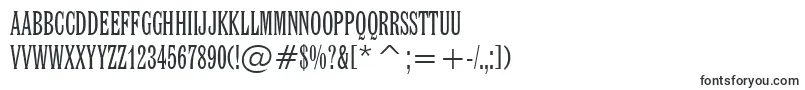 Latinxc-fontti – Kiinteän leveyden fontit