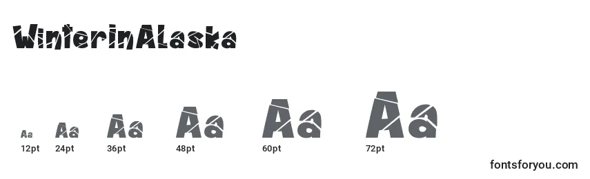 WinterInAlaska Font Sizes