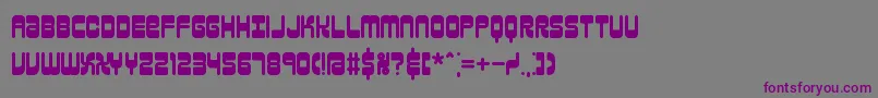 ReasonBrk Font – Purple Fonts on Gray Background