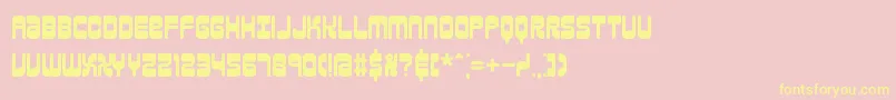 ReasonBrk Font – Yellow Fonts on Pink Background