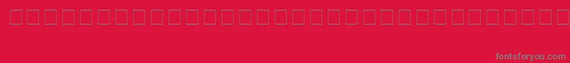 Enya Font – Gray Fonts on Red Background