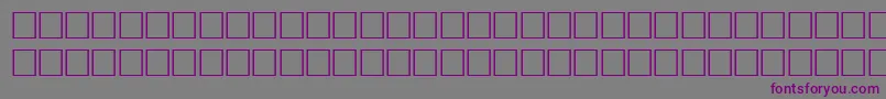 フォントBodonif8 – 紫色のフォント、灰色の背景