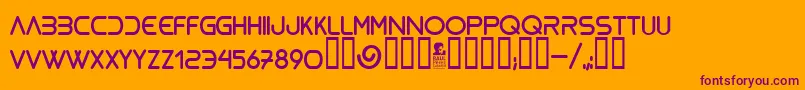 Más sobre la fuente BioliquidRegular fuente BioliquidRegular – Fuentes Moradas Sobre Fondo Naranja