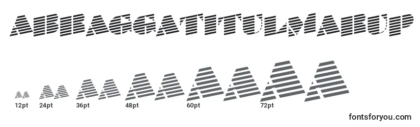 Размеры шрифта ABraggatitulmarup