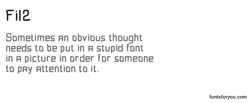 Review of the Fil2 Font