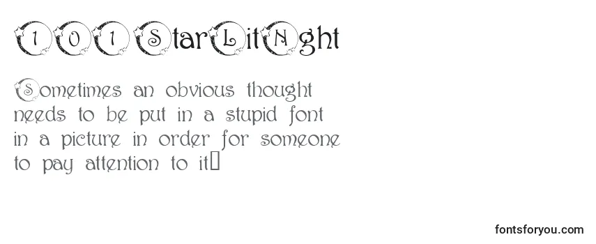 101StarLitNght Font