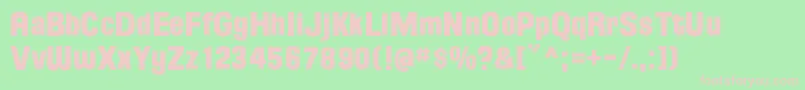 FloridaProjectPhaseOne Font – Pink Fonts on Green Background