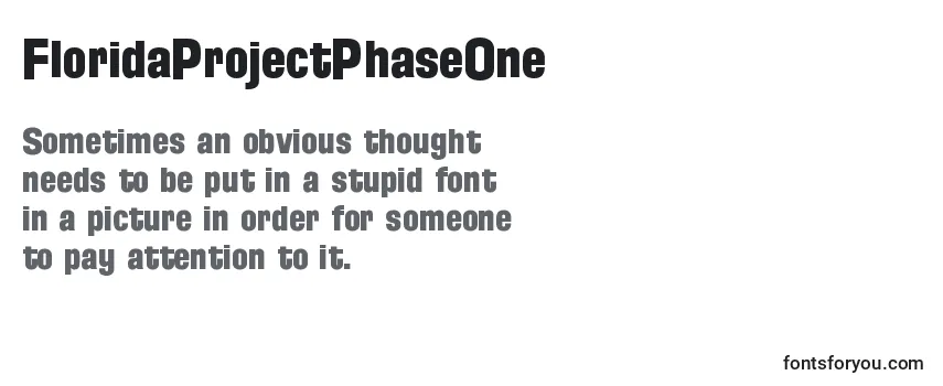 FloridaProjectPhaseOne (88123) Font