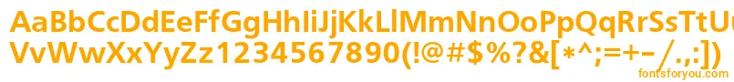 Freesetdemic Font – Orange Fonts on White Background